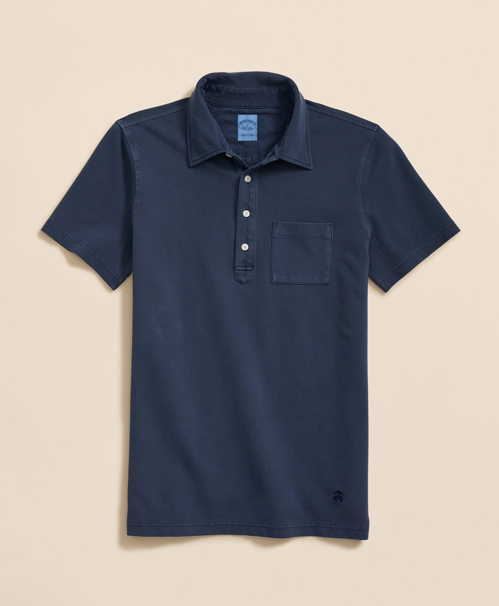 コットンピケジャージー GFロゴ ガーメントダイ ポロシャツ | Brooks