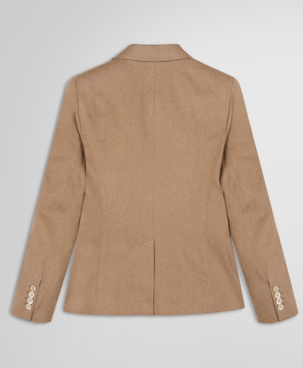 キャメルヘア シングル2ボタン ピークドラペルジャケット | Brooks