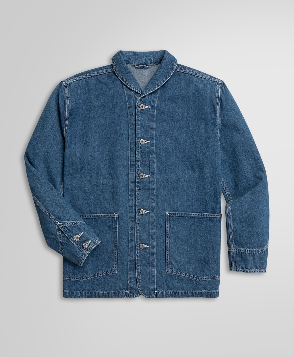 コットン デニム ショールカラー カバーオール | Brooks Brothers