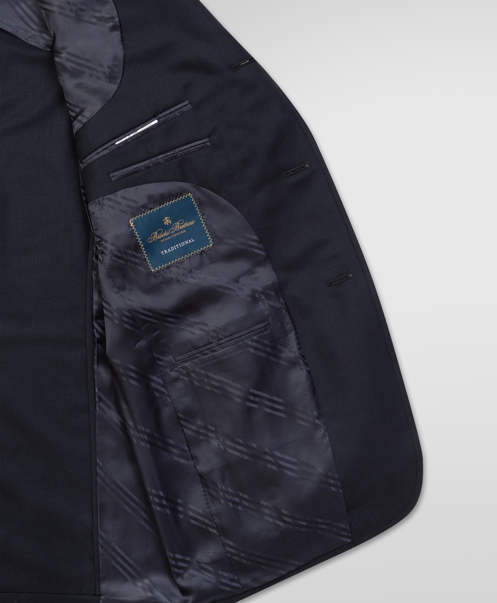 ホップサック 段返り3釦ブレザー Traditional Fit Made in USA