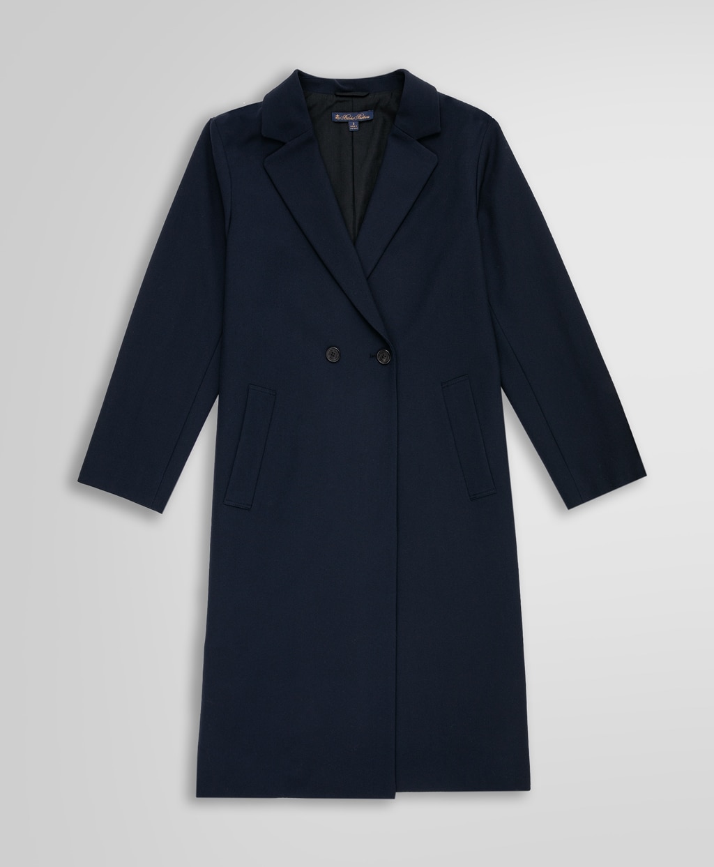 ポリエステル/レーヨン ダブルフェイス ロングコート | Brooks