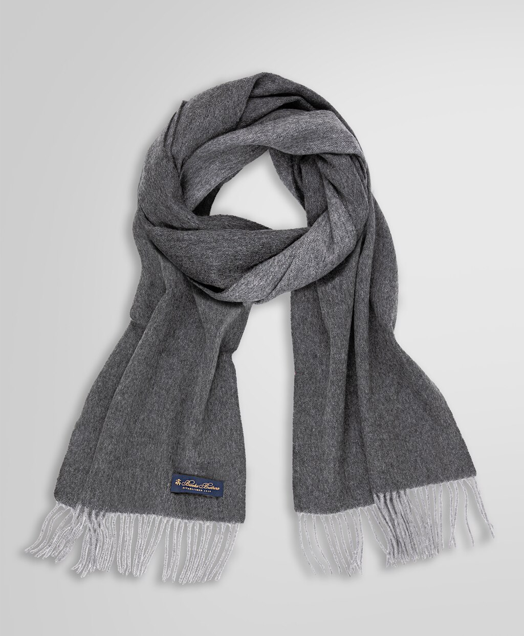 カシミヤ ソリッド リバーシブルマフラー | Brooks Brothers Japan