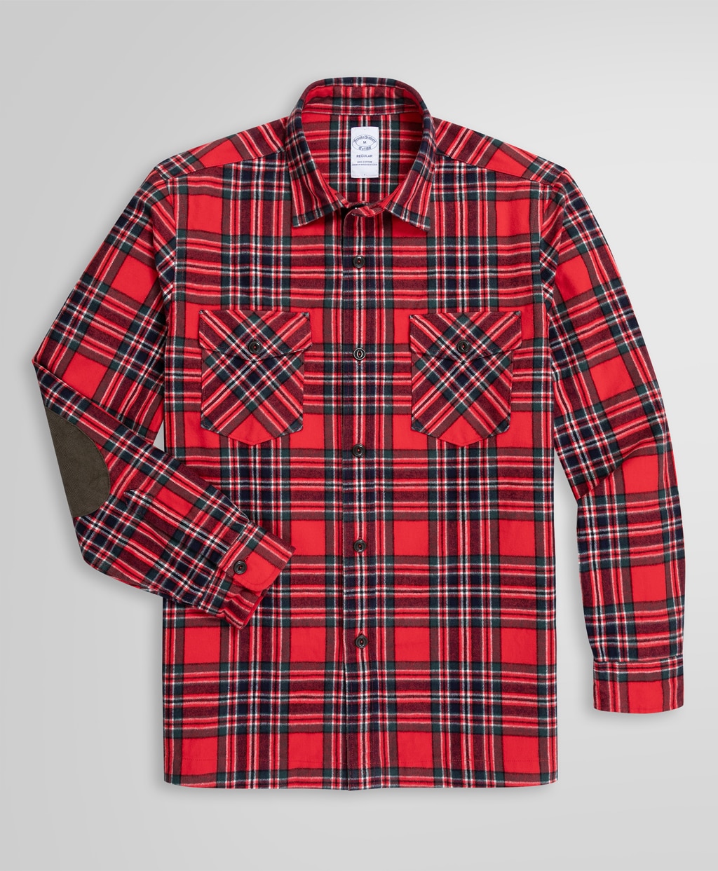 コットンフランネル チェック シャツジャケット | Brooks Brothers