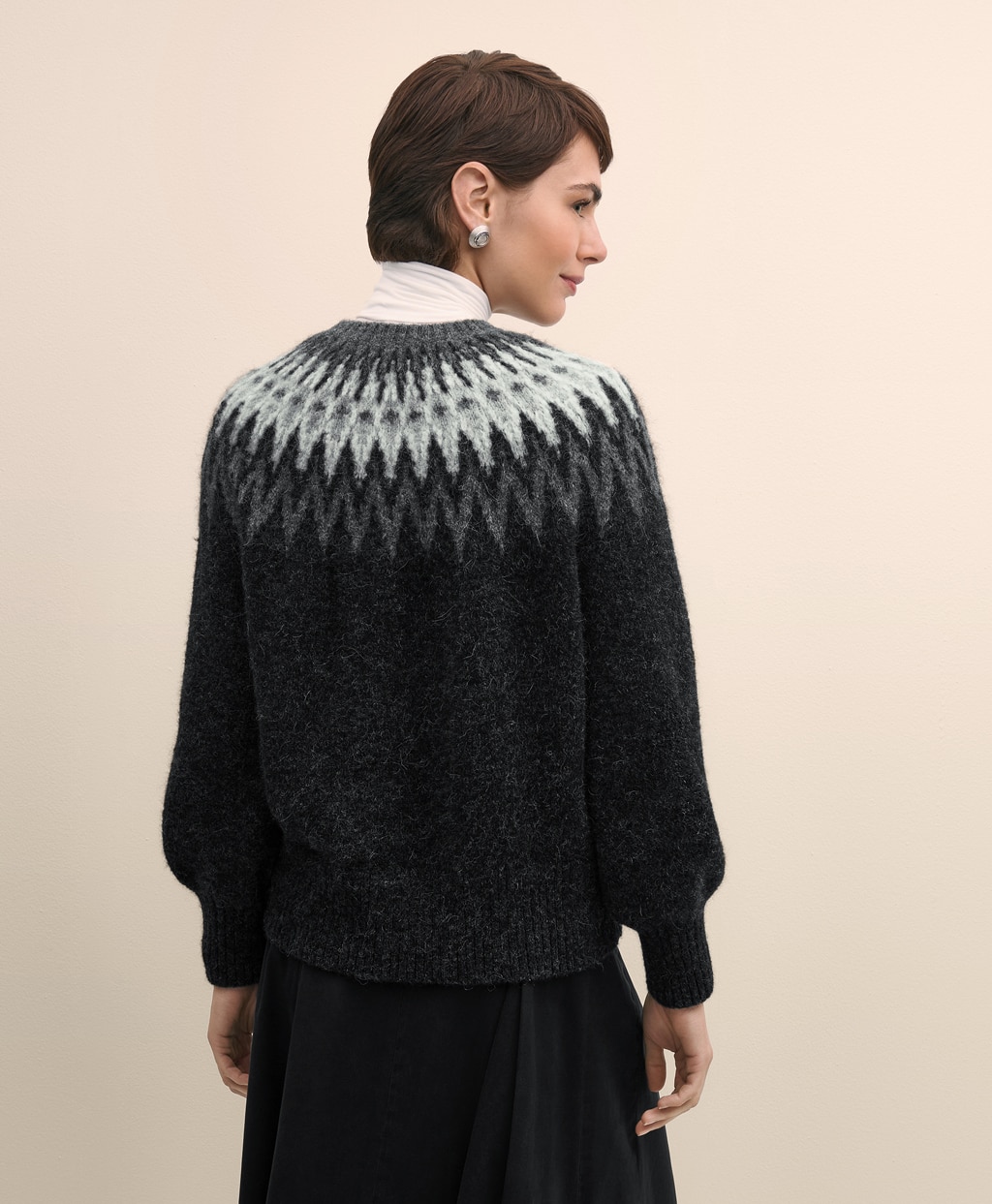 アルパカ／ウール フェアアイル クルーネックセーター | Brooks