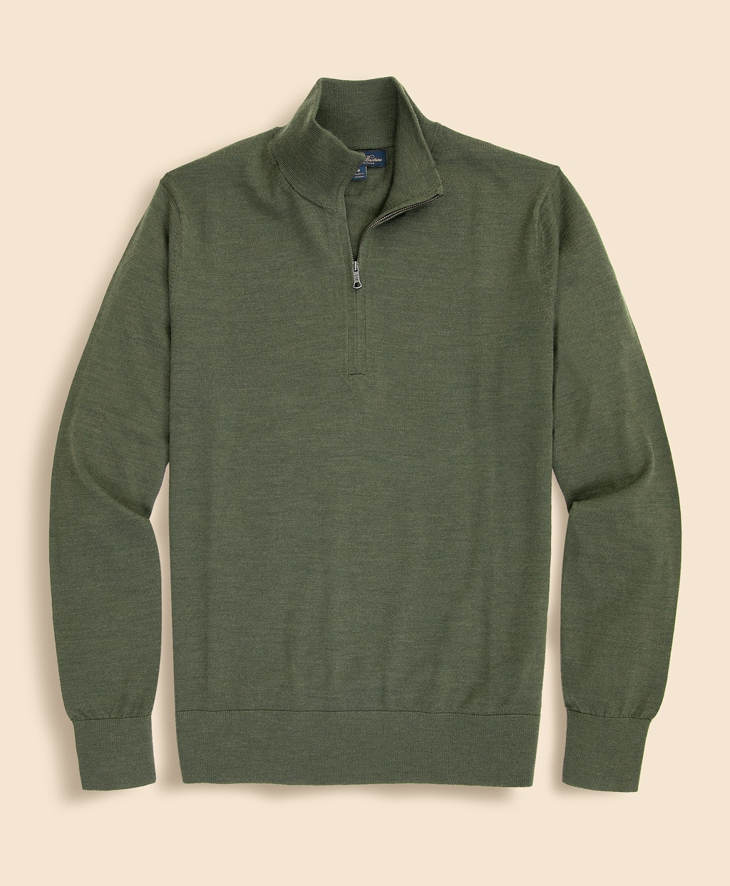 メリノウール ハーフジップ モックネックセーター | Brooks Brothers