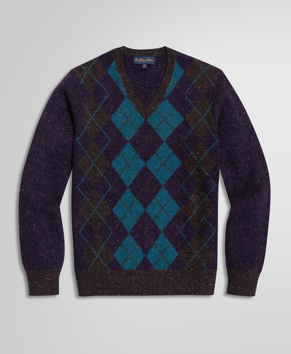 メリノウール アーガイル Vネックセーター | Brooks Brothers Japan