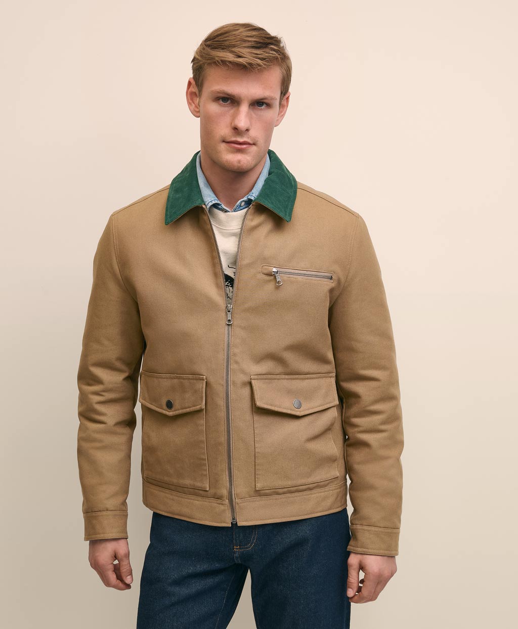 コットンダック キルティング バーンジャケット | Brooks Brothers