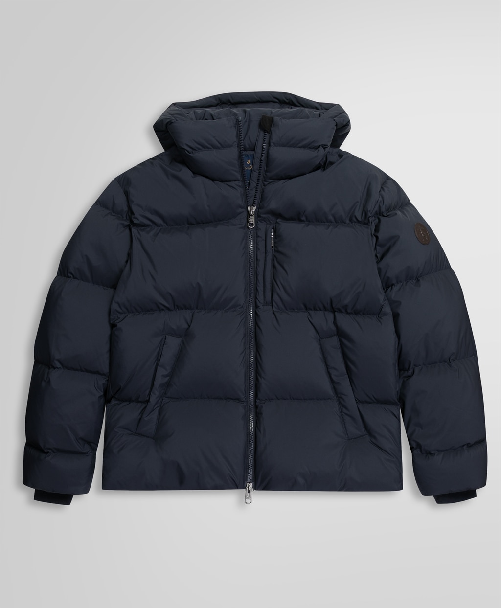 ポリエステル フーデッド ショートパッファーコート | Brooks Brothers