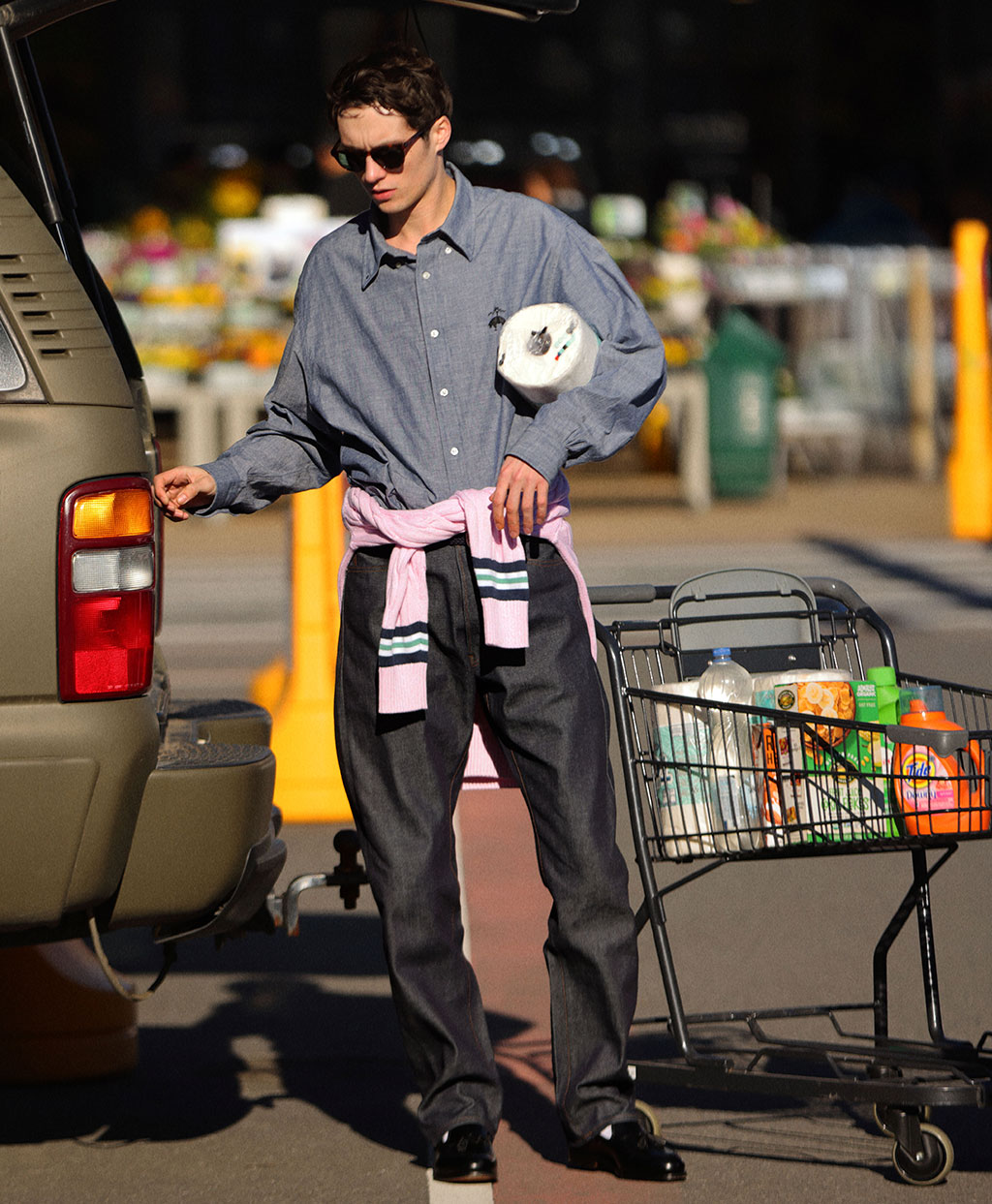 ◇オンラインストア限定◇コットン ビッグGFロゴ シャンブレー
