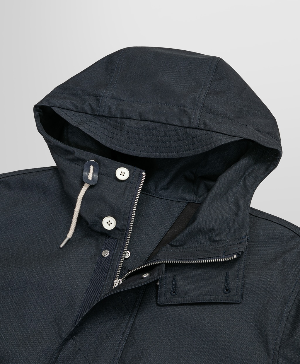 コットンブレンド フーデッド ウィンドブレーカー | Brooks Brothers