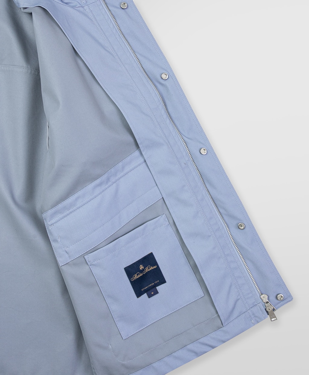 コットンブレンド フーデッド ウィンドブレーカー | Brooks Brothers