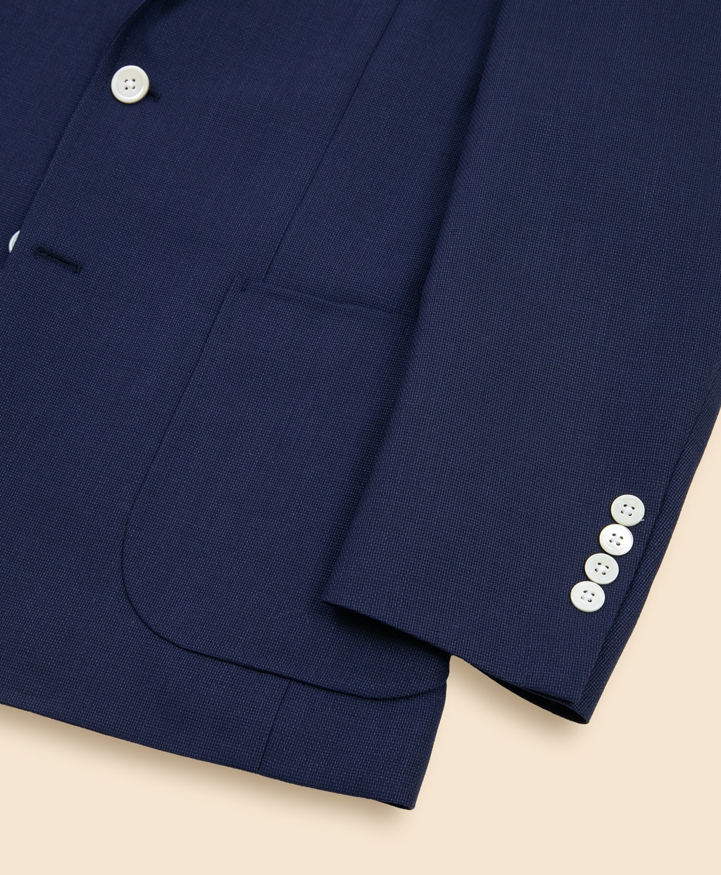 ウール/モヘア ホップサック 2釦アンコンジャケット Classic | Brooks