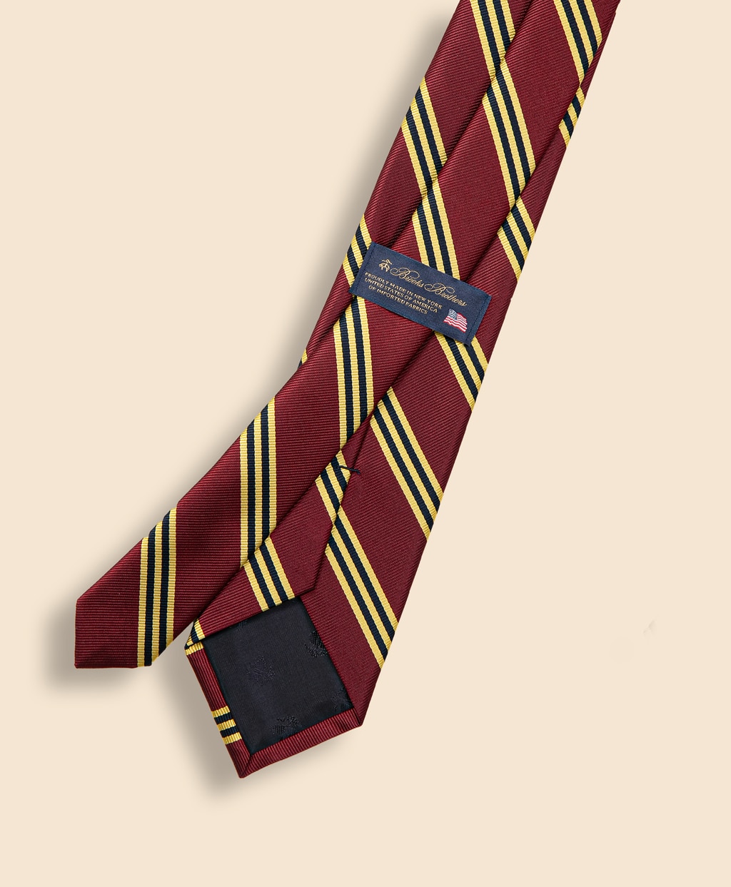 シルク BB#1ストライプ レップタイ Made in USA | Brooks Brothers