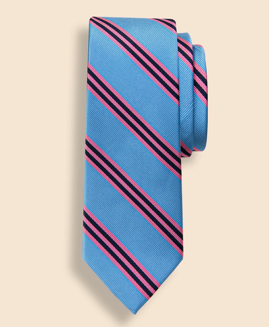 シルク BB#1ストライプ レップタイ Made in USA | Brooks Brothers
