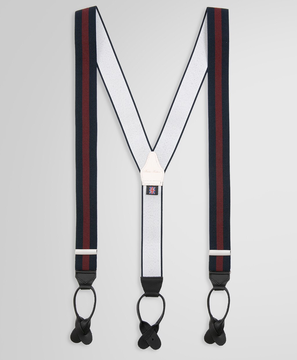 ポリエステルストレッチ ストライプサスペンダー | Brooks Brothers