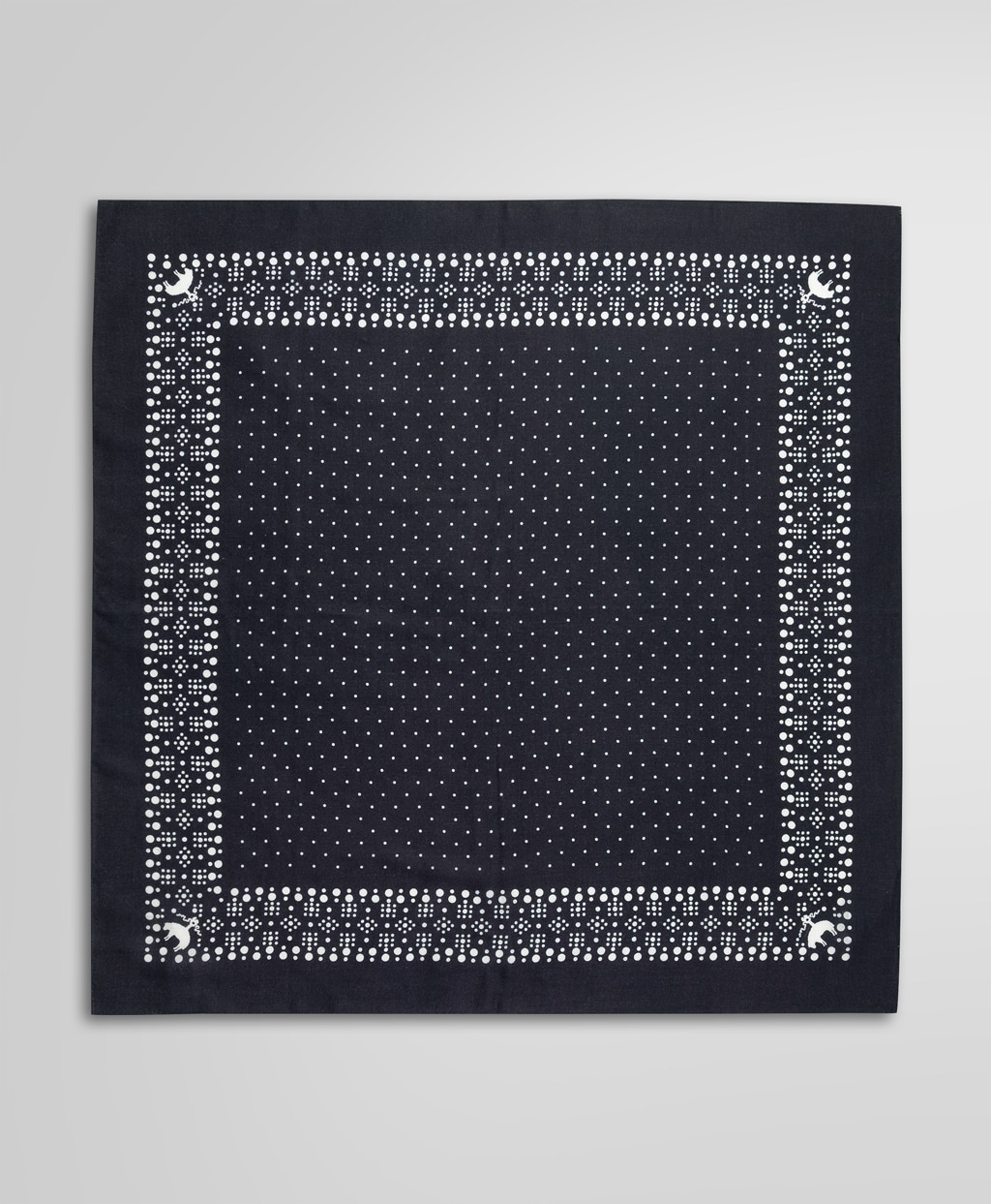 カシミヤ GFロゴ ドット スカーフ | Brooks Brothers Japan