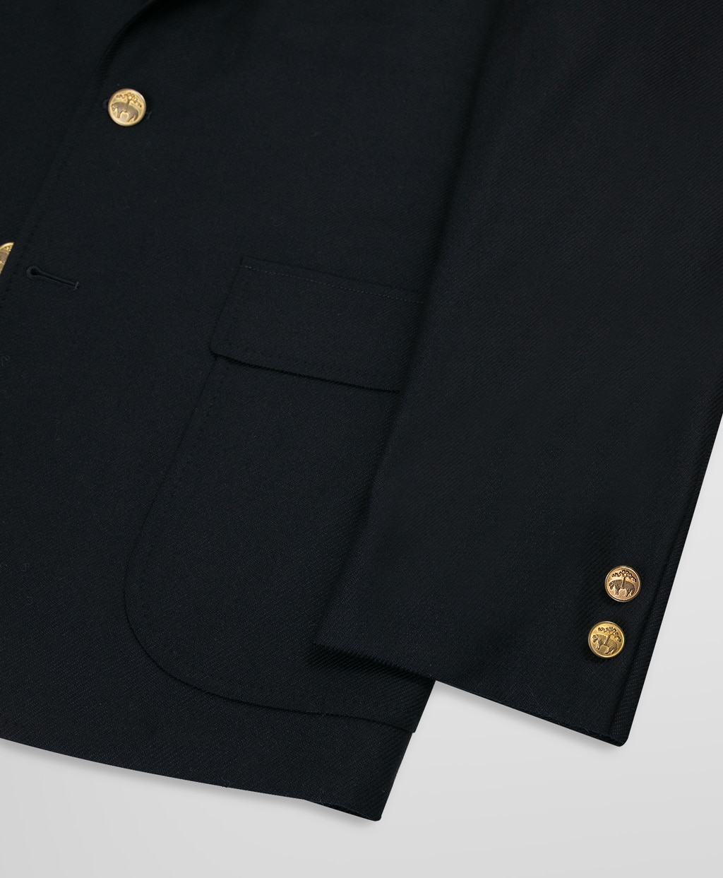 ミラクルクリンプウール ボタニーサージ 段返り3釦ブレザー Classic