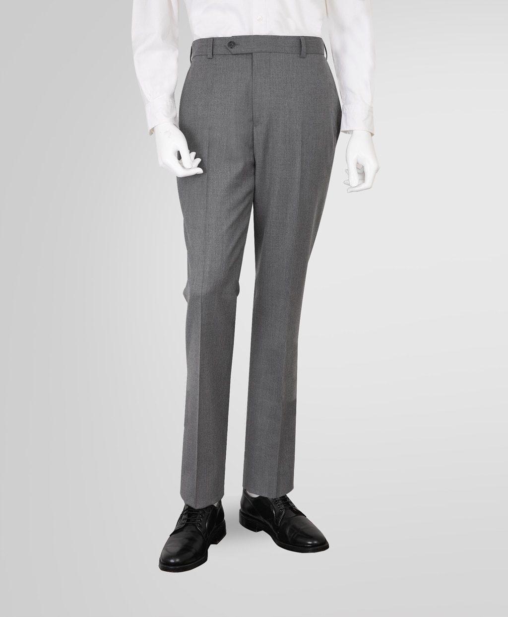 ウール サキソニー プレーンフロント トラウザーズ Classic | Brooks