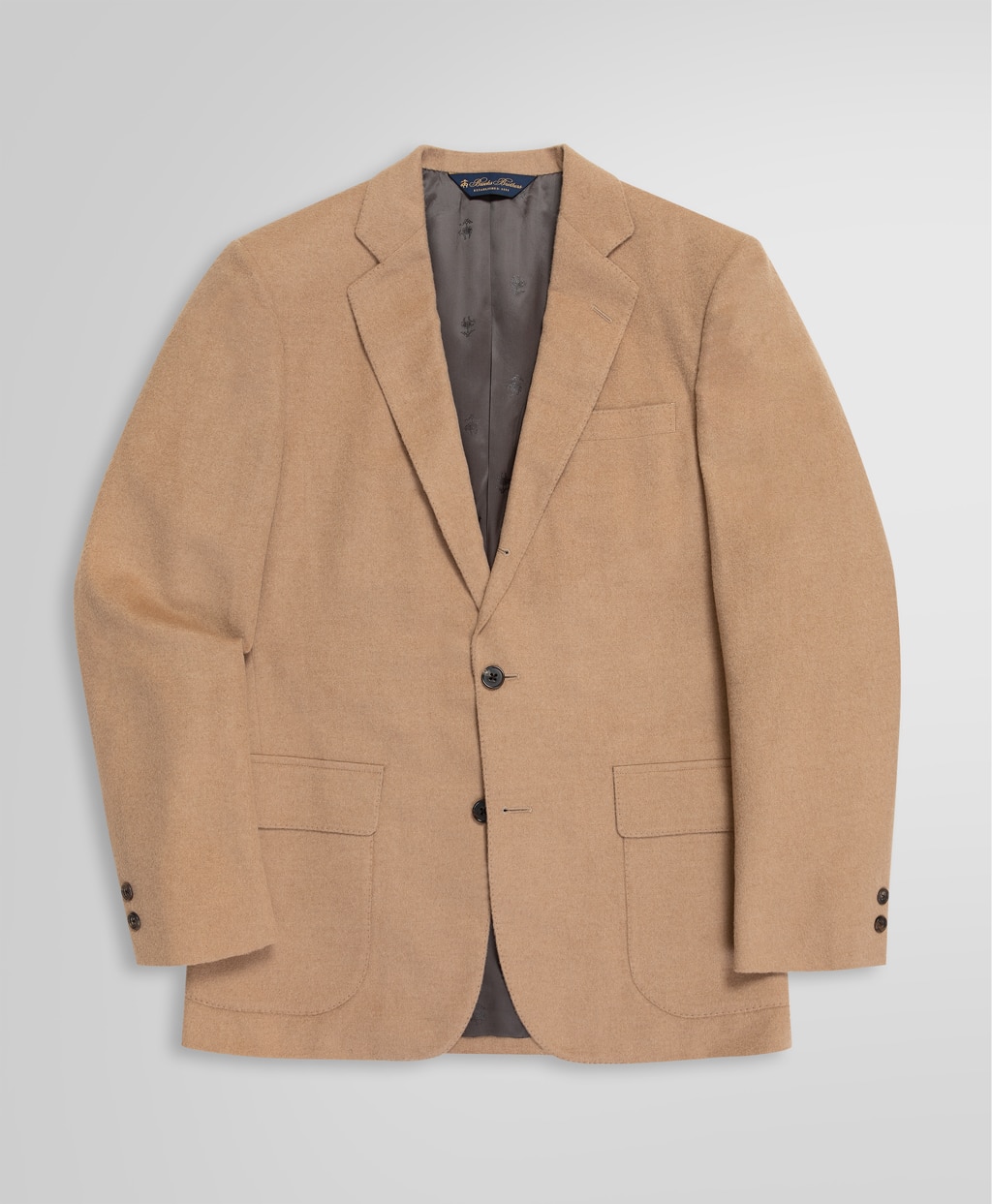 キャメルヘア 段返り3釦サックジャケット Classic | Brooks Brothers