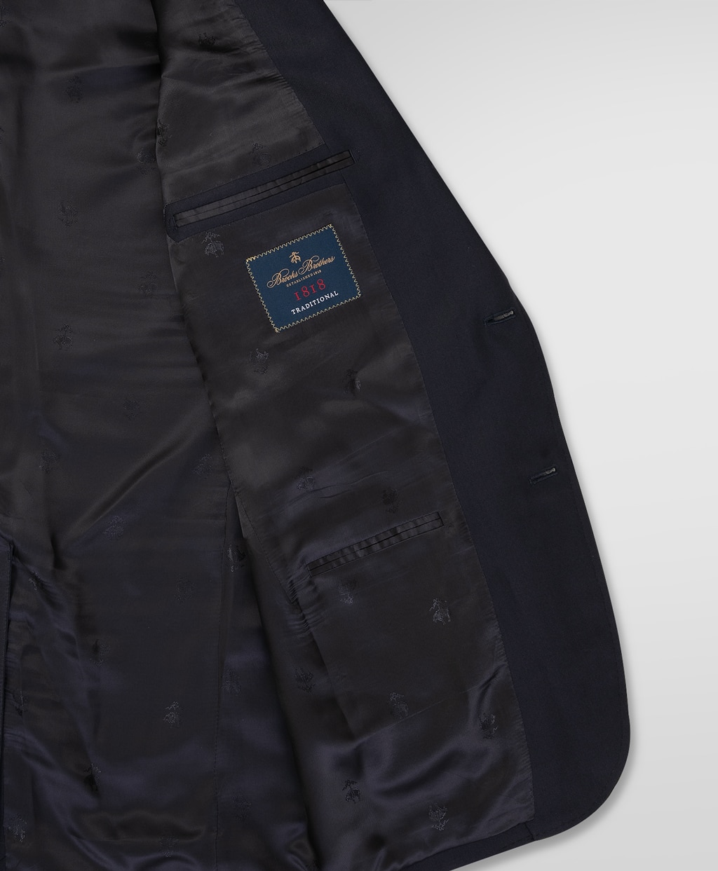 ◇JAPAN TRAD.◇エスコリアルウール 段返り3釦ブレザー Traditional