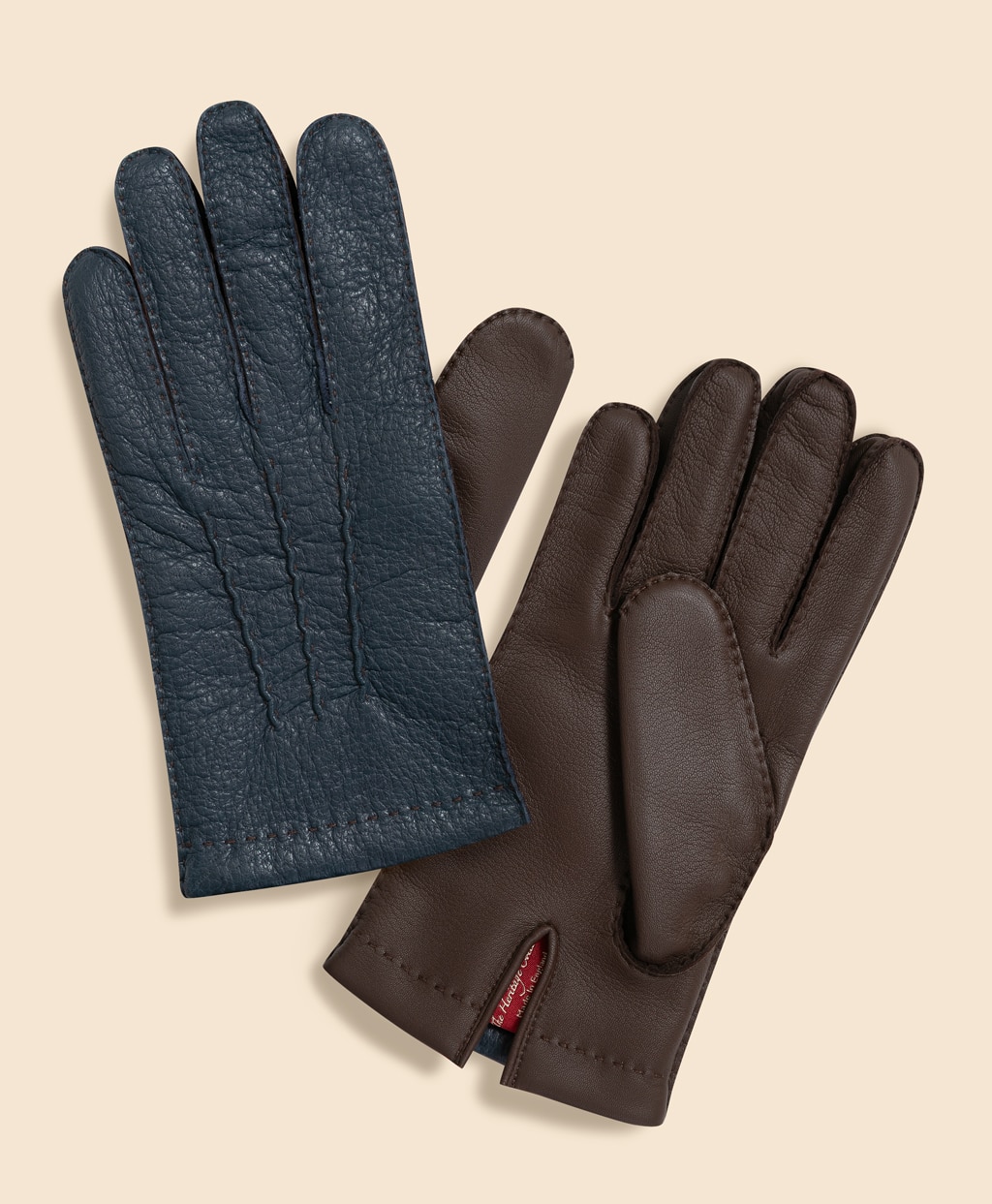 Brooks Brothers × DENTS ペッカリー／シープスキン カシミヤ