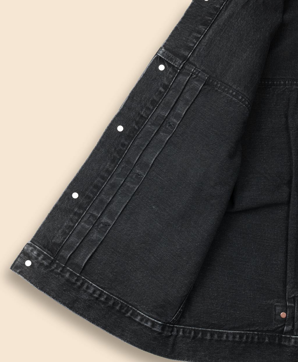 コットン ブラックデニム トラッカージャケット | Brooks Brothers