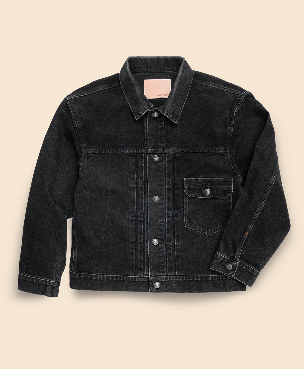 コットン ブラックデニム トラッカージャケット | Brooks Brothers