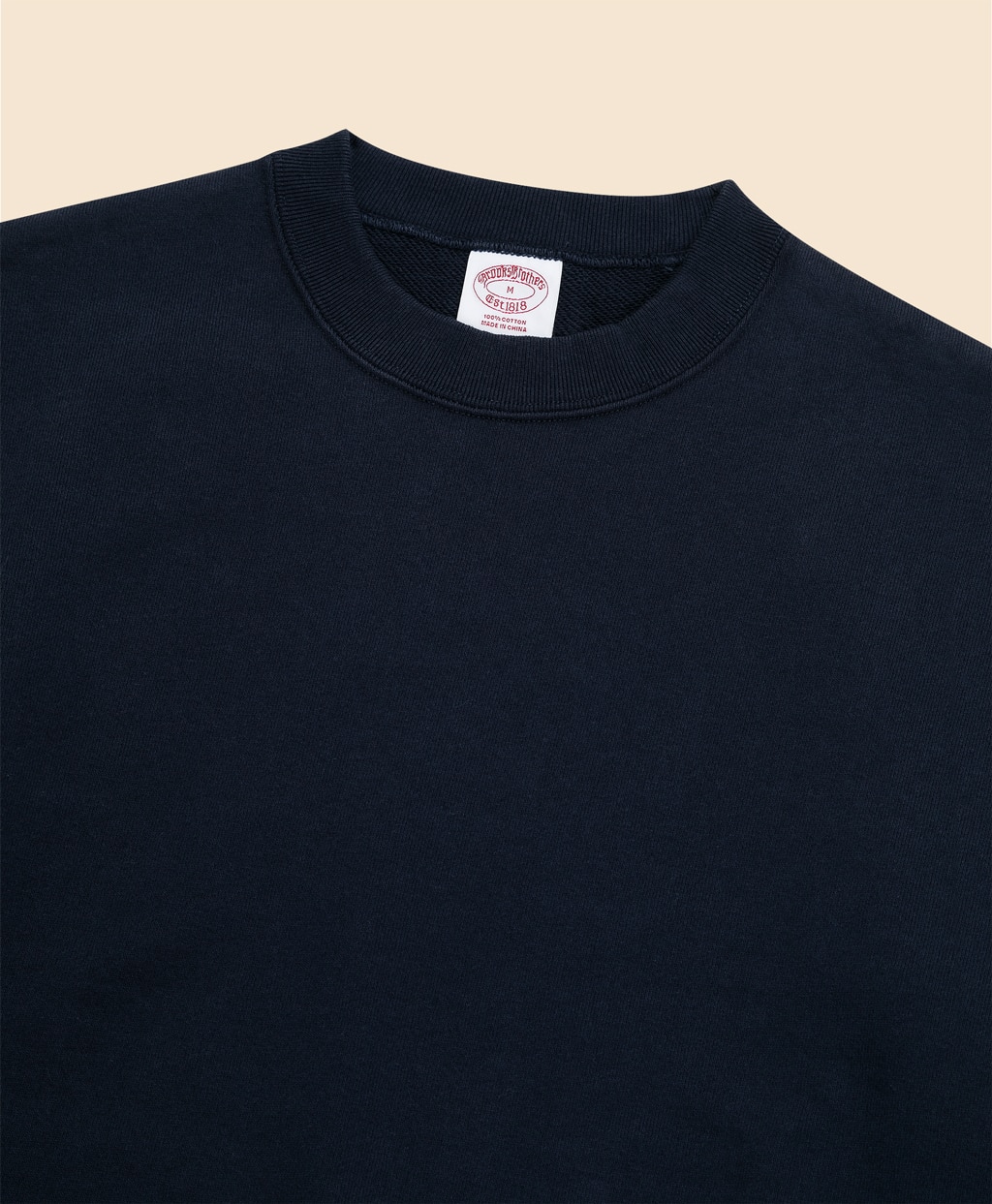 コットンフレンチテリー GFロゴラベル スウェットシャツ | Brooks