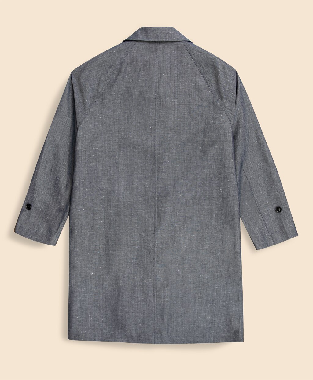 ウール/リネン ダンガリー ステンカラーコート | Brooks Brothers