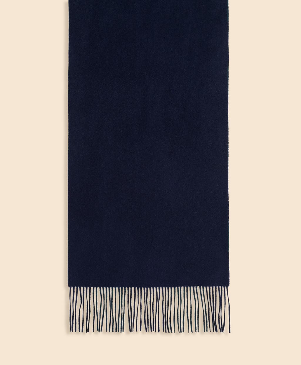 カシミヤ ブラックウォッチ ダブルフェイス マフラー | Brooks