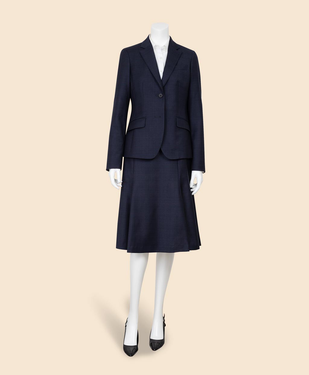 ウール グレンプラッド フレアスカート | Brooks Brothers Japan