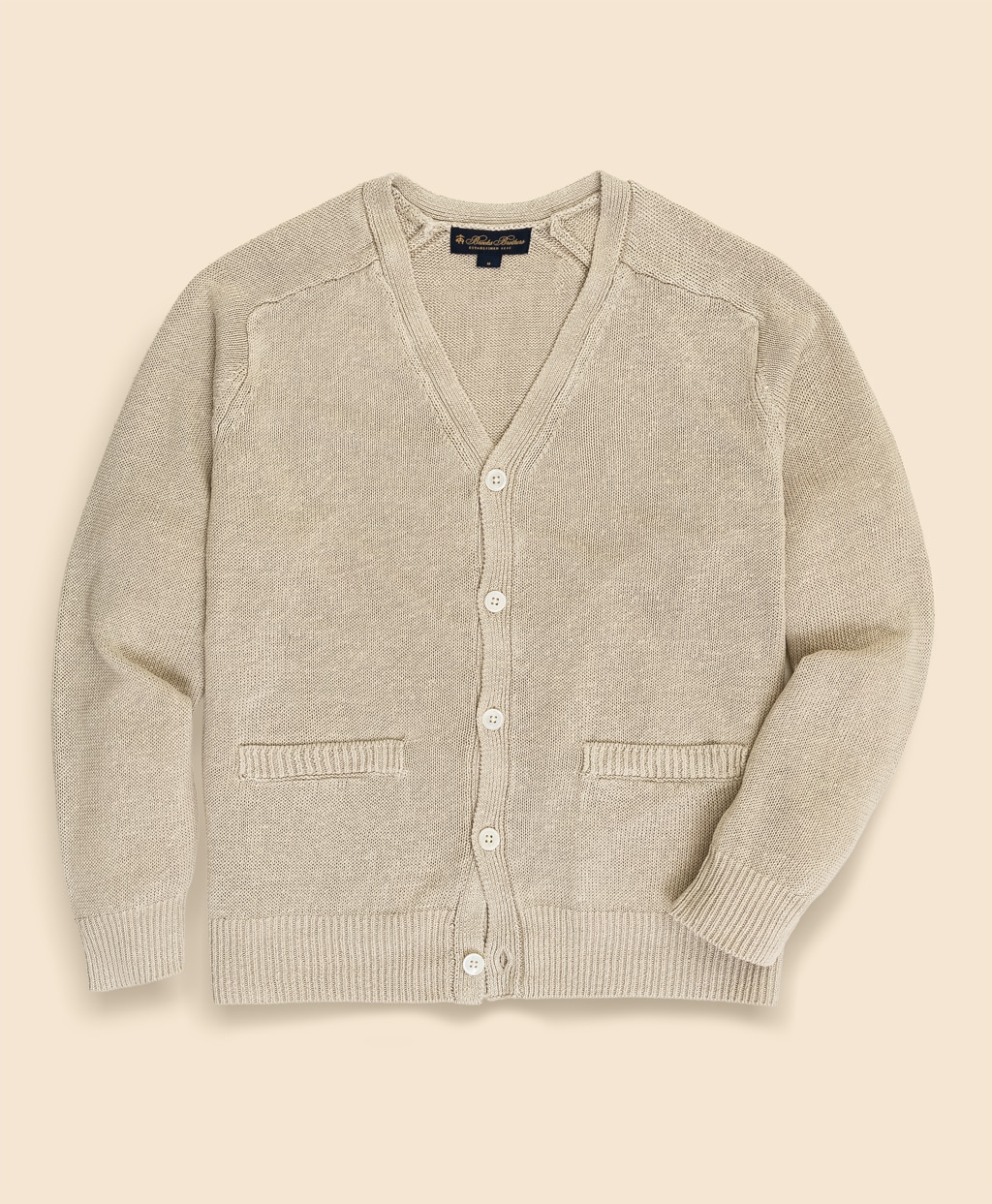 リネン Vネック カーディガン | Brooks Brothers Japan (ブルックス