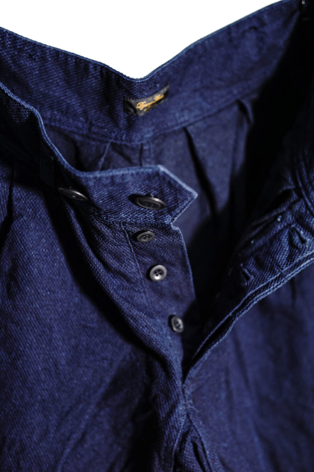 Django Atour anotherline indigo pleats widepants B.S.W. market place