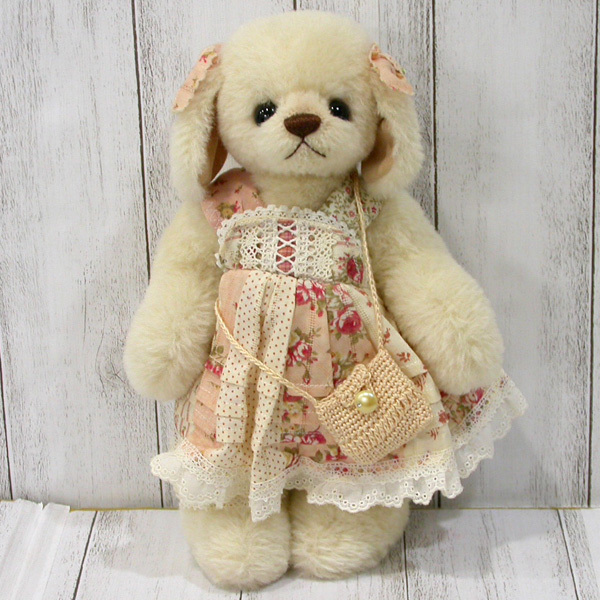 宅配買取】作家 藤田理恵 むぎゅ☆べあ アーティスト テディベア 犬の