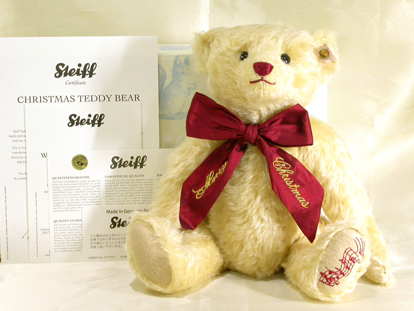 宅配買取】シュタイフ Steiff 2010年限定 クリスマス テディベアの買取