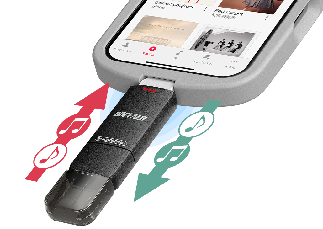 RR-PW1-WH/N : スマートフォン用CDレコーダー | バッファロー