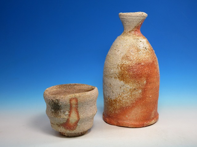 備前窯変徳利｜作家名：中村 六郎｜文錦堂 | 文錦堂