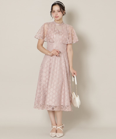 パイピングケープフレアワンピース(F ピンク): WILLSELECTION｜公式