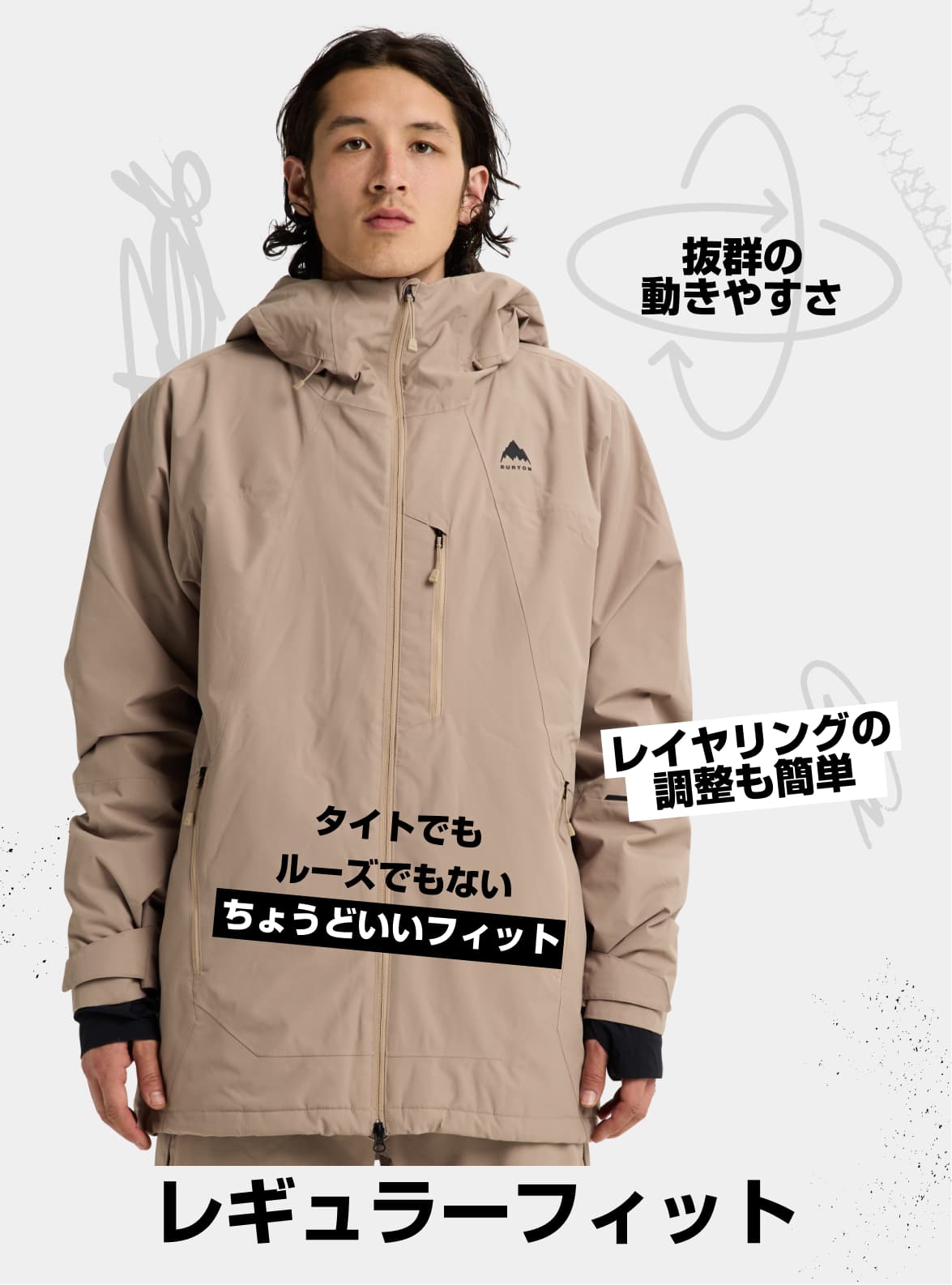 Burton GORE-TEX 2L バンシー ジャケット Men's Burton GORE-TEX 2L