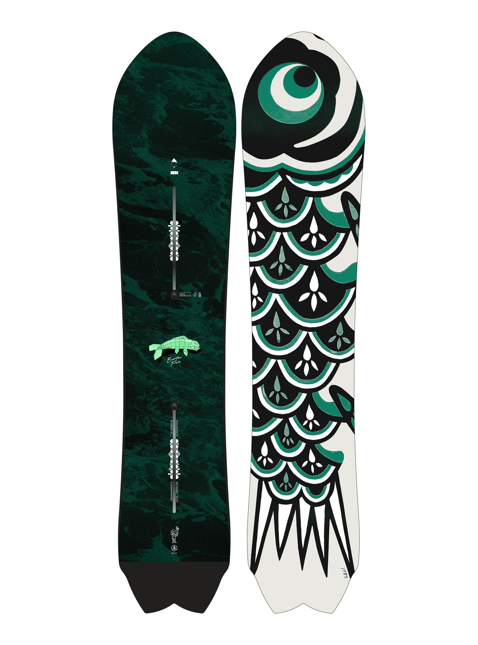 Men's Burton Fish 3D Directional Flat Top Snowboard | Burton.com