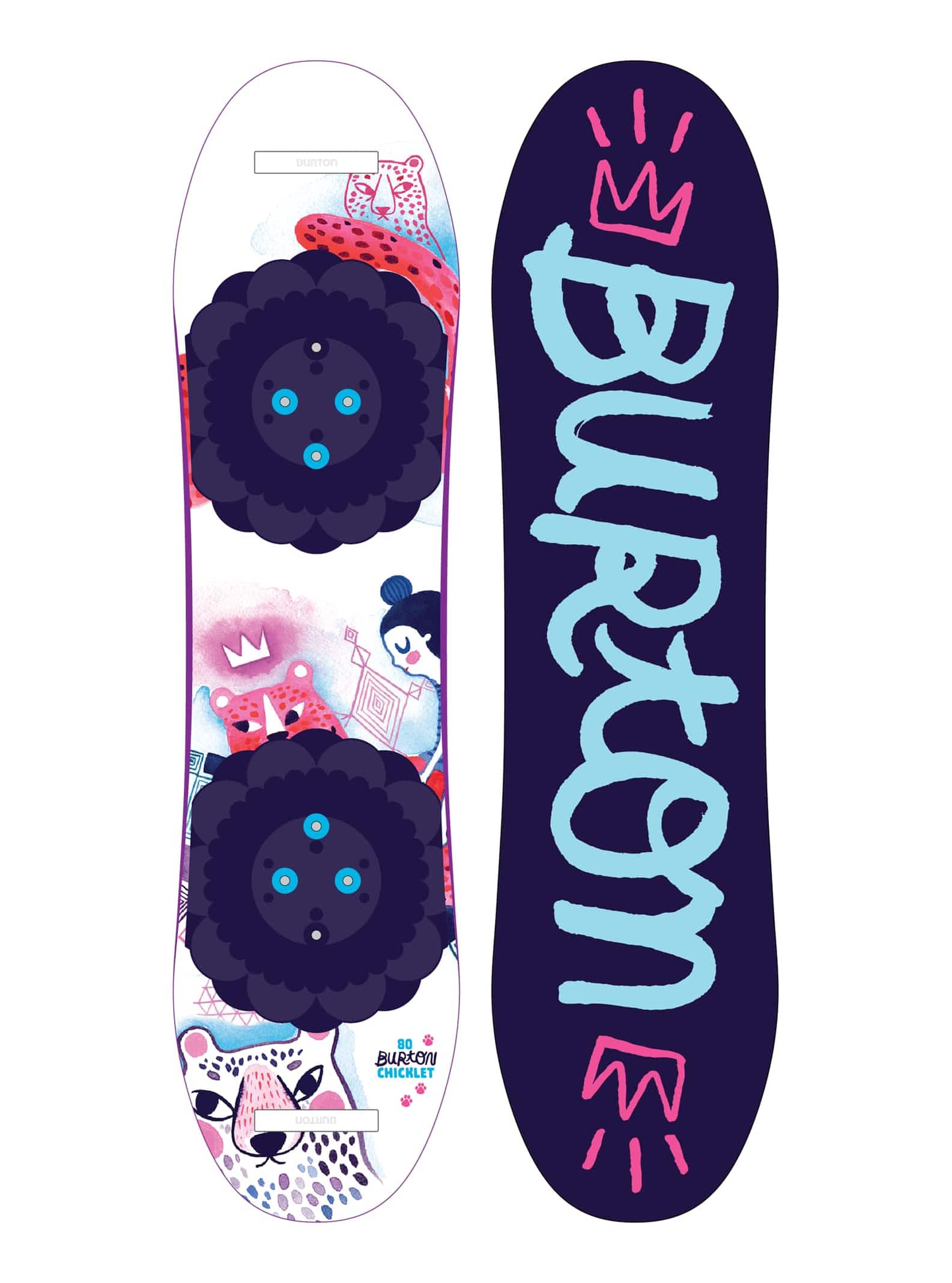 Girls' Burton Chicklet Flat Top Snowboard - 2nd Quality | Burton
