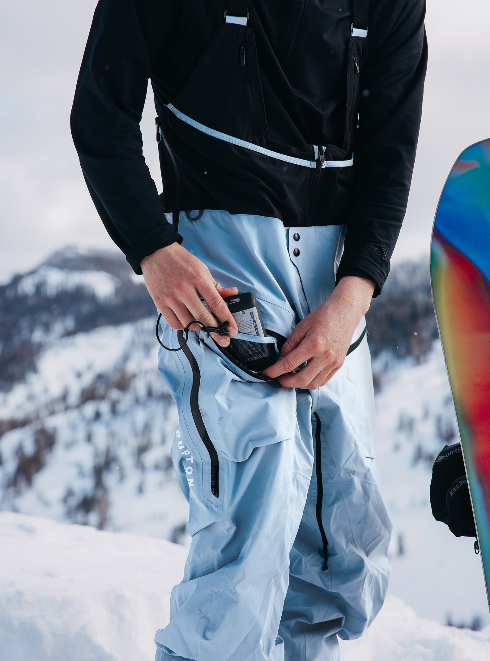 メンズ Burton [ak] タスク GORE-TEX Pro 3L ハイトップ ビブパンツ