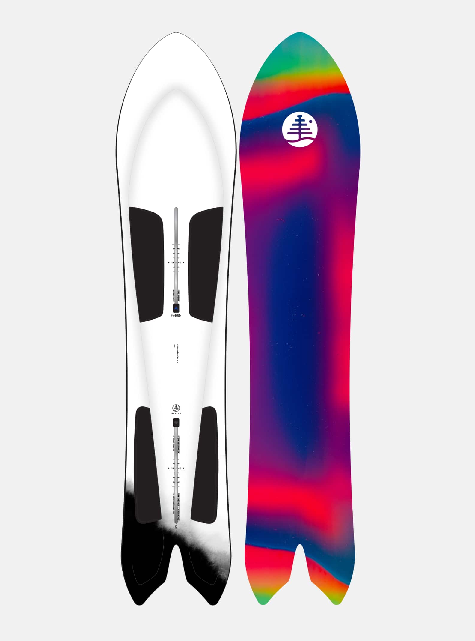 Burton Family Tree 3D Channel Surfer Flat Top Snowboard (2nd