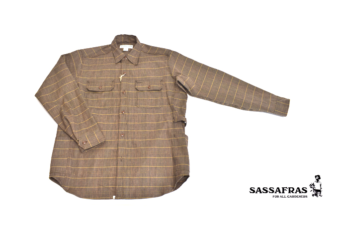 GARDENER SHIRT(L/C CHECK) / CHECK | SASSAFRAS（ササフラス） 通販
