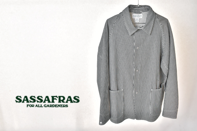 Pruner Coat 11oz Hickory / White/Black | SASSAFRAS（ササフラス