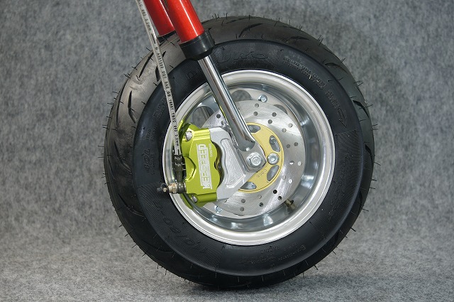 KEPSPEED製 モンキー純正フォーク用フロントディスク化キット(8インチ