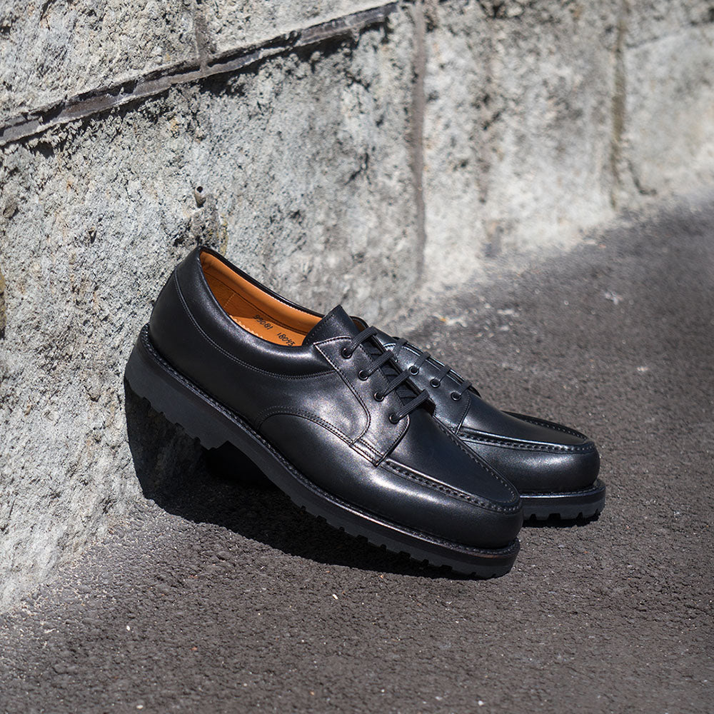 カジュアルシューズ | 99081 / BLACK CALF (VIBRAM SOLE) - Jalan