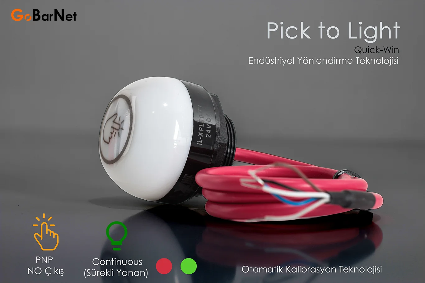 Pick to Light Işıklı Toplama Sistemi İL-XPL50-TY - GoBarNet