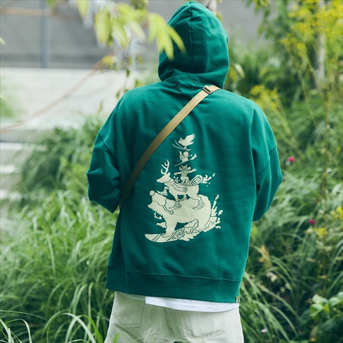 ナチュラルバイシクル×ゴーアウト | EZOBAND Snow Big Pull Parka