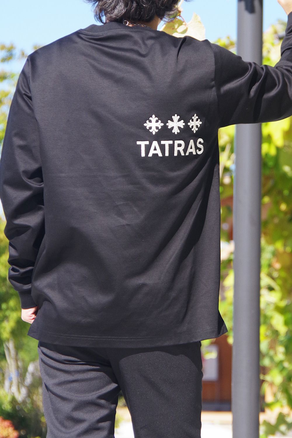 TATRAS - BELECI (ベレチ) / ブランドロゴ刺繍 シルケット クルー